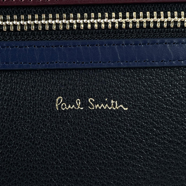 Pristine Paul Smith Striped 2-Way Leather Clutch Bag Calf leather mens