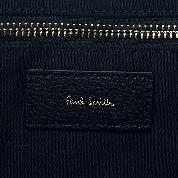 Pristine Paul Smith Striped 2-Way Leather Clutch Bag Calf leather mens