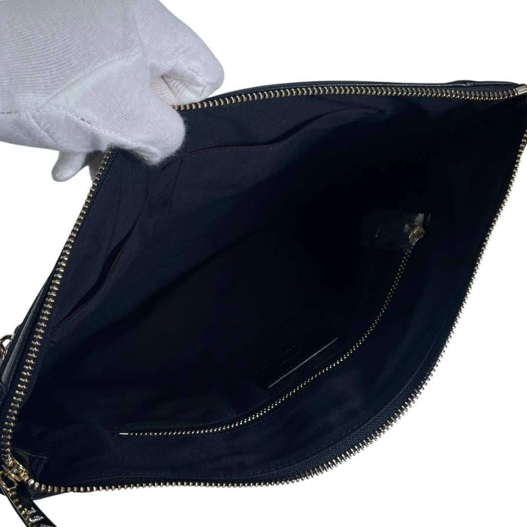Pristine Paul Smith Striped 2-Way Leather Clutch Bag Calf leather mens