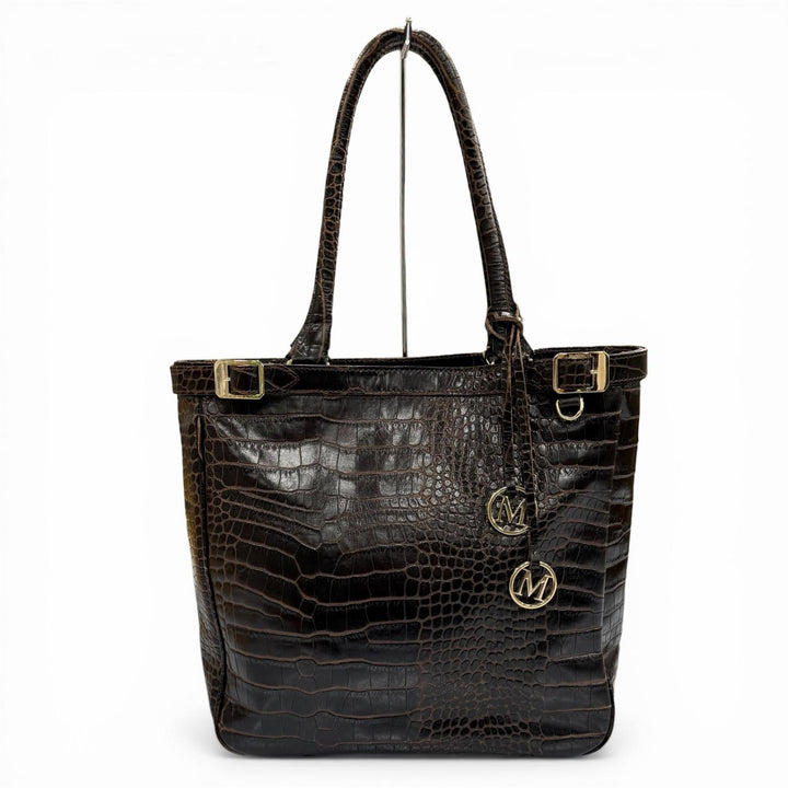 Great Max Mara Tote Bag Brown leather Women