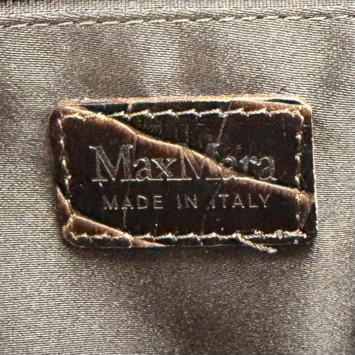 Great Max Mara Tote Bag Brown leather Women