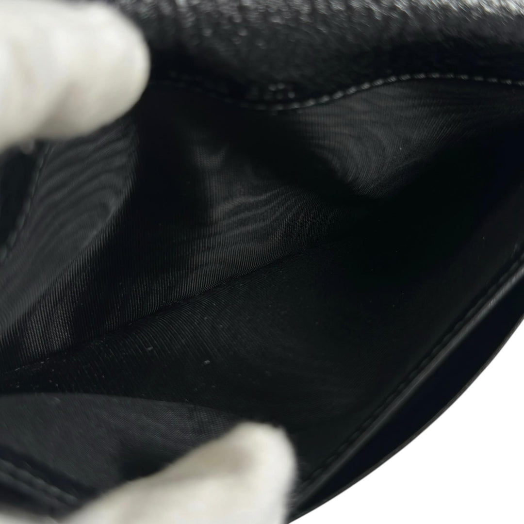 Pristine Salvatore Ferragamo Purse Gancini long wallet black leather Women