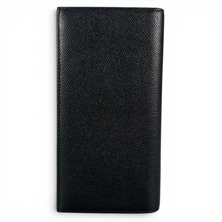 Pristine BALLY Purse LALIRO Leather Long Wallet with Metal Logo black mens