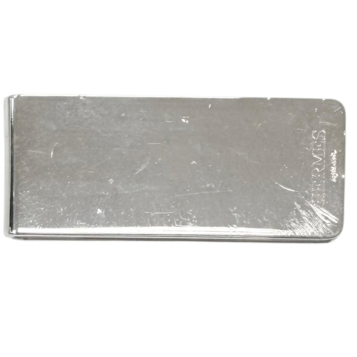 Very Good HERMES Money clip Evelyn money clip Silver AG925 mens