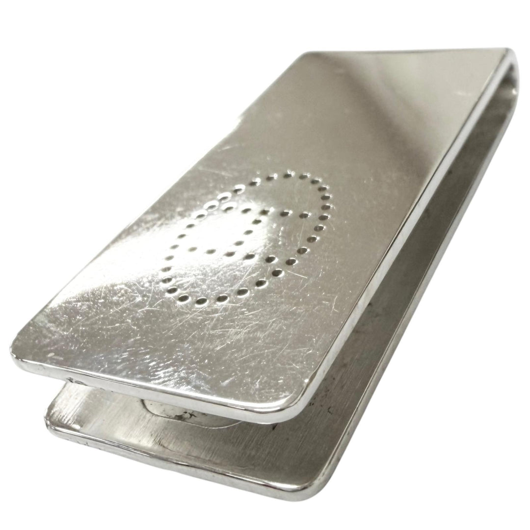 Very Good HERMES Money clip Evelyn money clip Silver AG925 mens