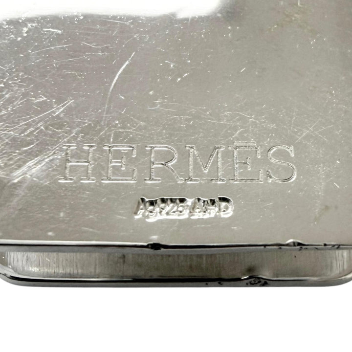 Very Good HERMES Money clip Evelyn money clip Silver AG925 mens