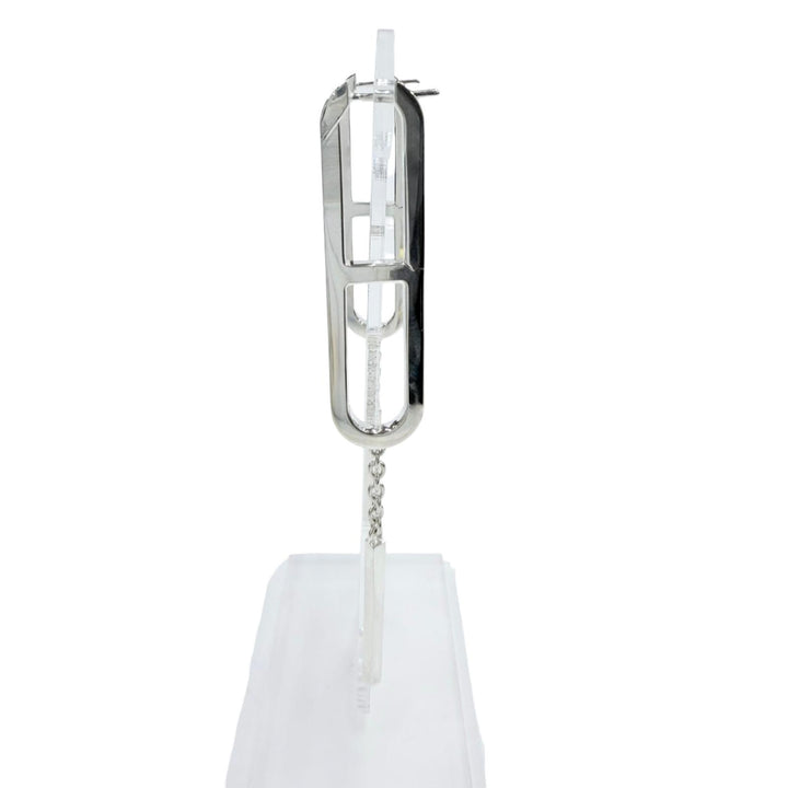 Great HERMES Pierce Ever Shane Dunkle Silver 925 Women