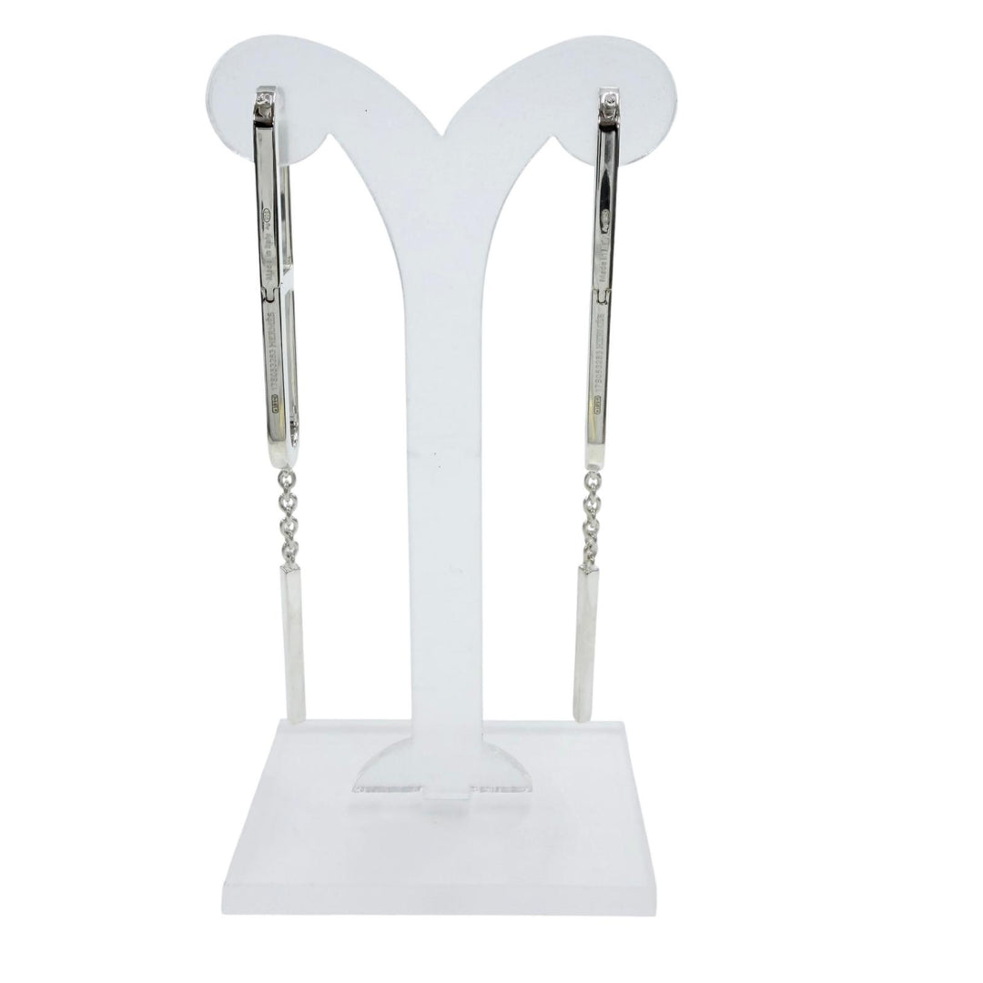 Great HERMES Pierce Ever Shane Dunkle Silver 925 Women