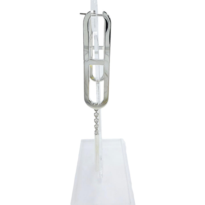 Great HERMES Pierce Ever Shane Dunkle Silver 925 Women