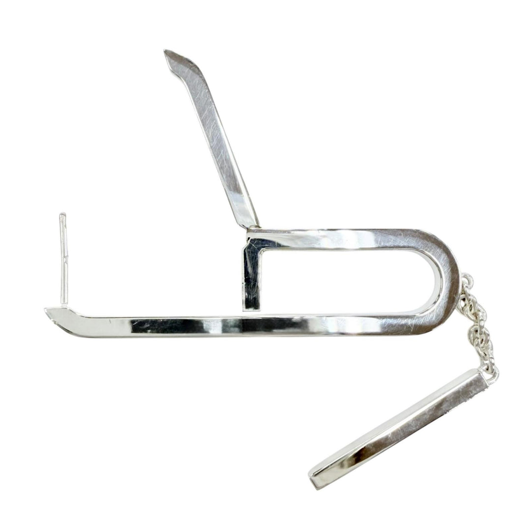 Great HERMES Pierce Ever Shane Dunkle Silver 925 Women