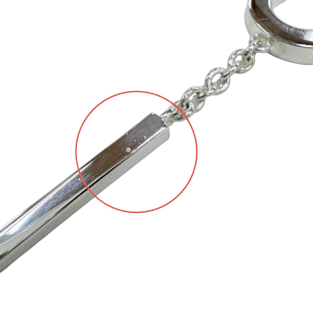 Great HERMES Pierce Ever Shane Dunkle Silver 925 Women