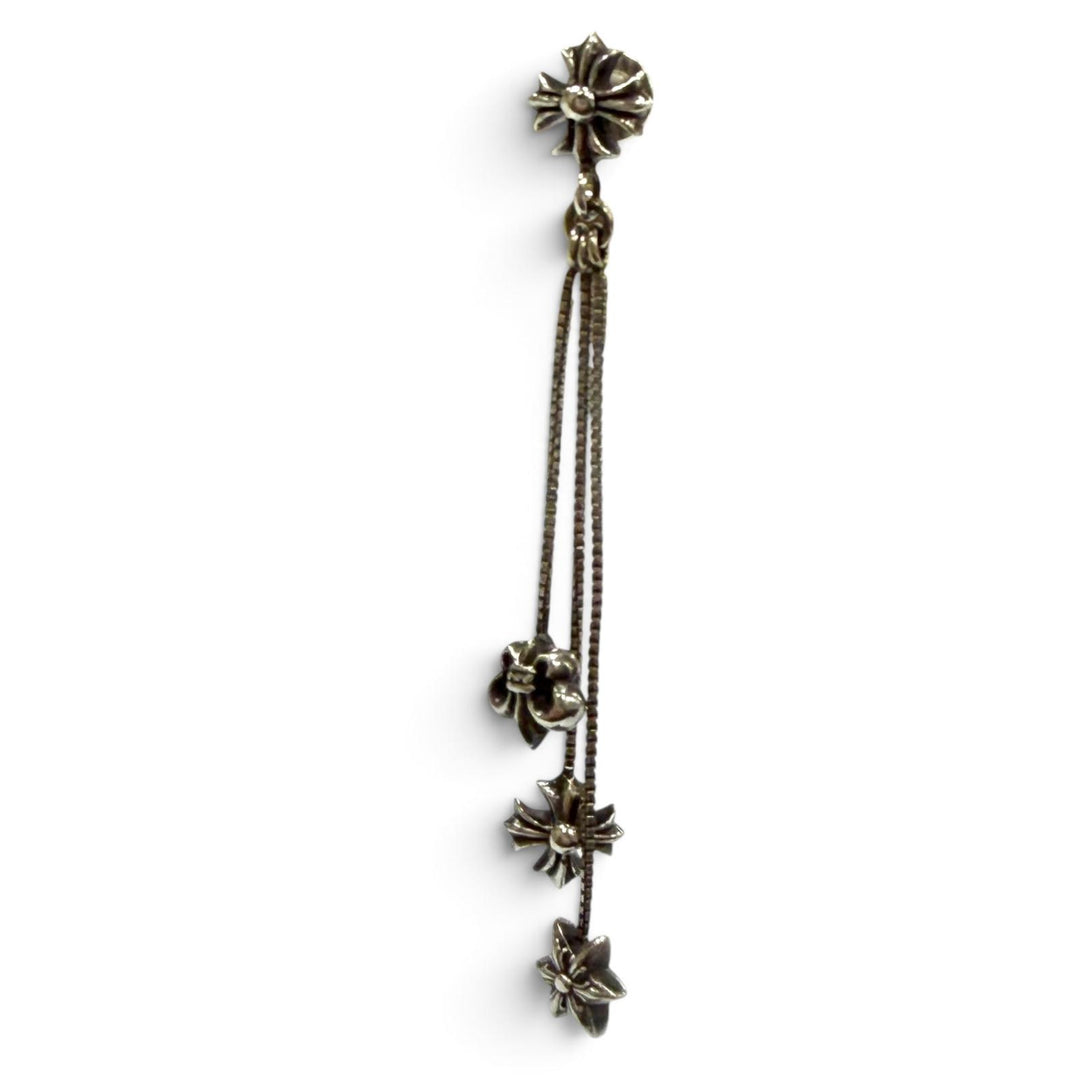 Great CHROME HEARTS Pierce JOJO PST PLASBS LEFT SIDE EARRING Silver 925 mens