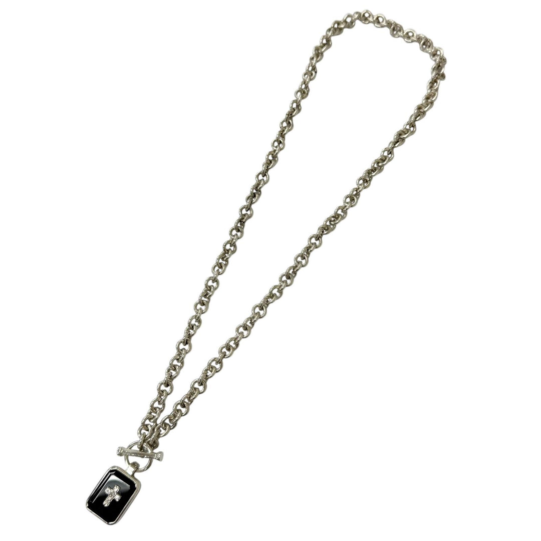 Great Justin Davis Necklace eminem D0.13ct Silver SV925 mens SNJ115 2 50