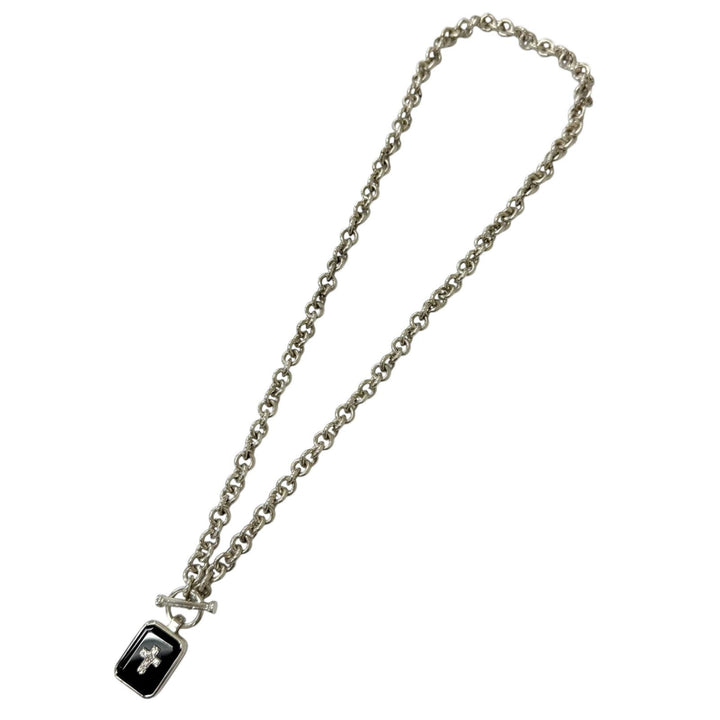 Great Justin Davis Necklace eminem D0.13ct Silver SV925 mens SNJ115 2 50