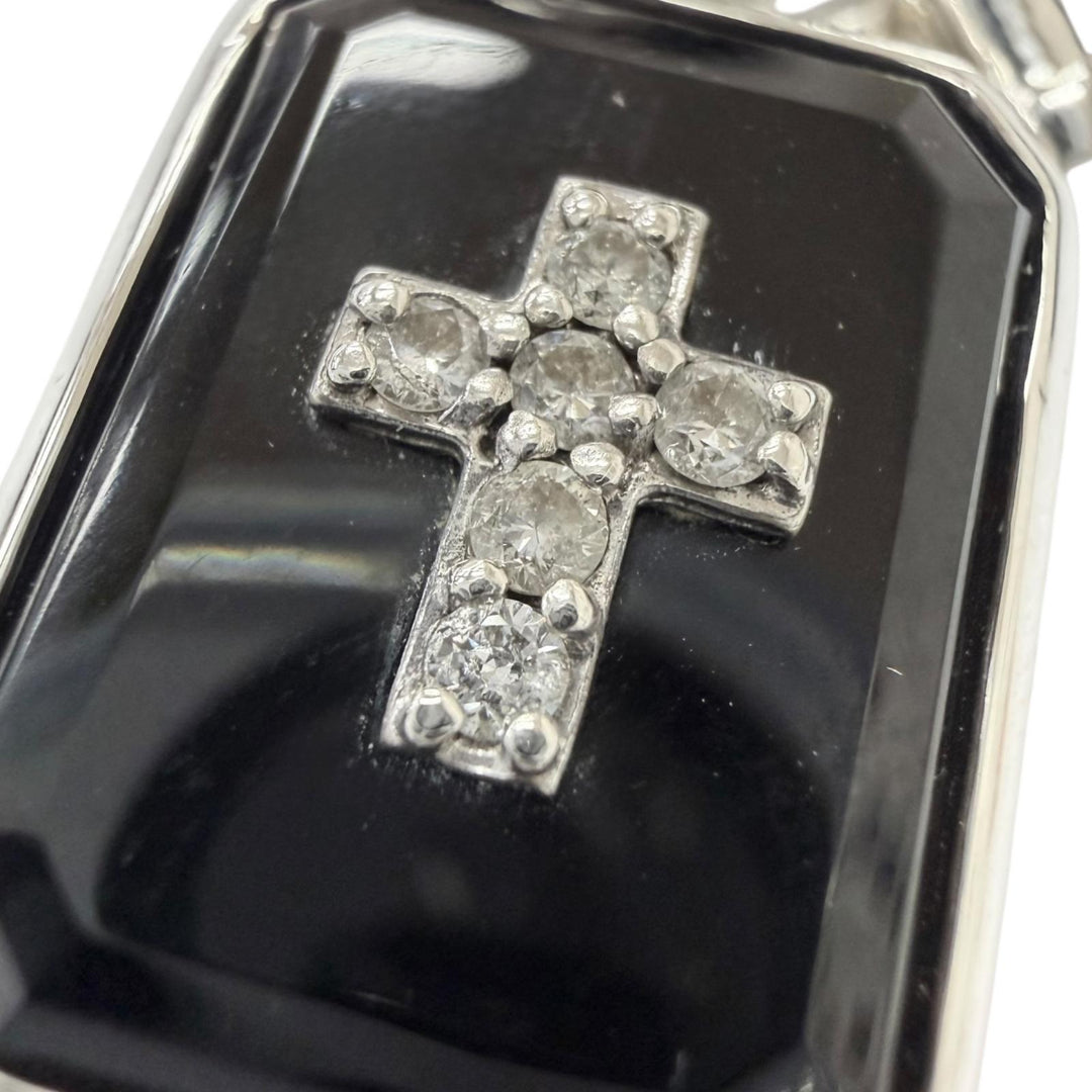 Great Justin Davis Necklace eminem D0.13ct Silver SV925 mens SNJ115 2 50