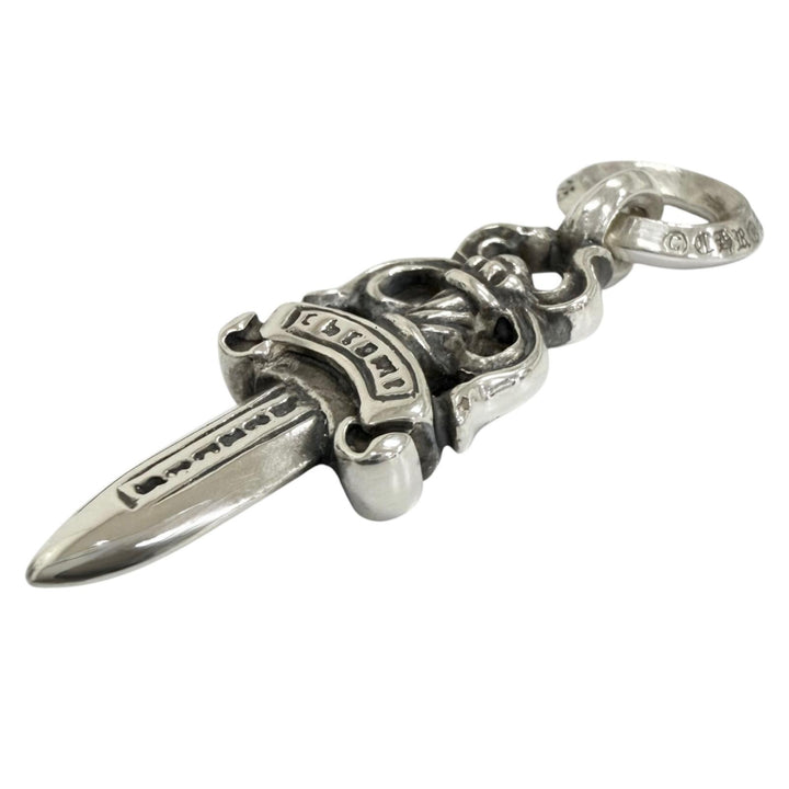Great CHROME HEARTS Pendant top 5 DAGGER necklace charm SV925 mens