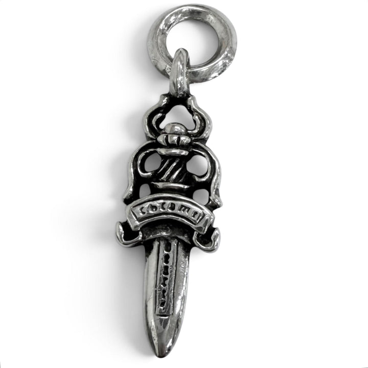Great CHROME HEARTS Pendant top #5 DAGGER necklace charm