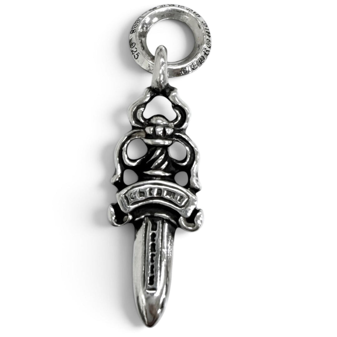 Great CHROME HEARTS Pendant top #5 DAGGER necklace charm