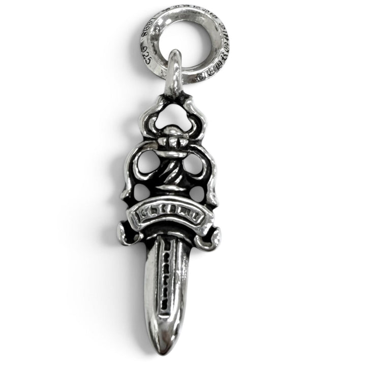 Great CHROME HEARTS Pendant top #5 DAGGER necklace charm