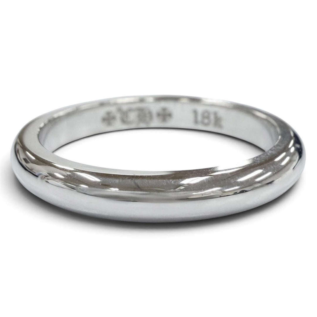 Excellent CHROME HEARTS Ring ring Wedding band White gold 18K mens