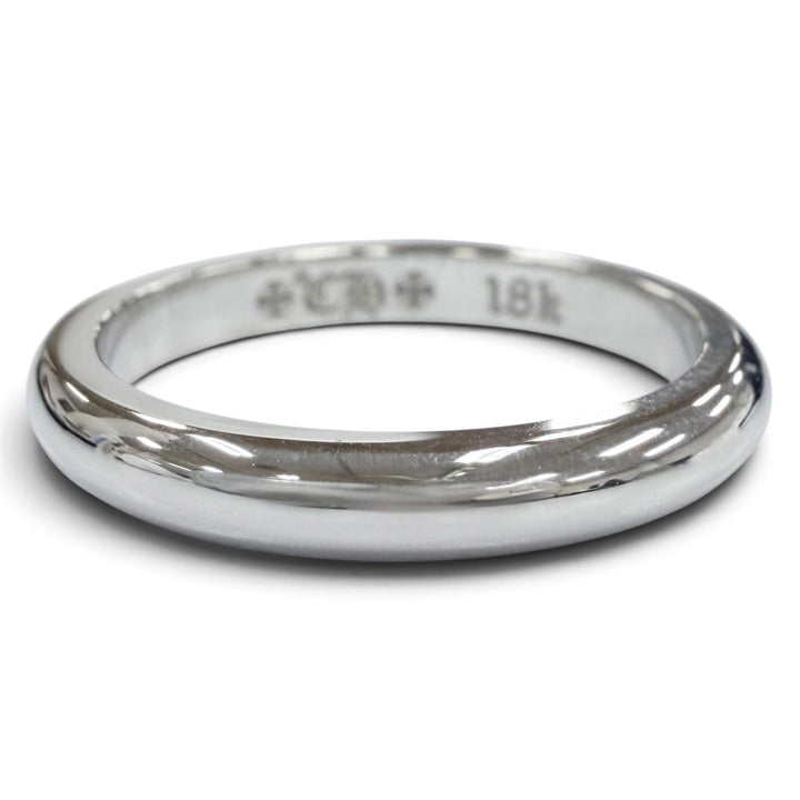 Excellent CHROME HEARTS Ring ring Wedding band White gold 18K mens