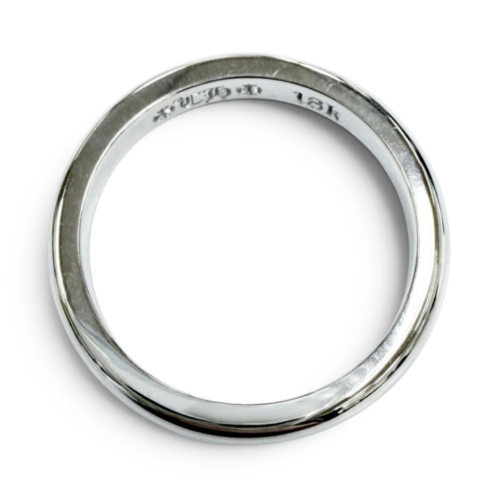Excellent CHROME HEARTS Ring ring Wedding band White gold 18K mens
