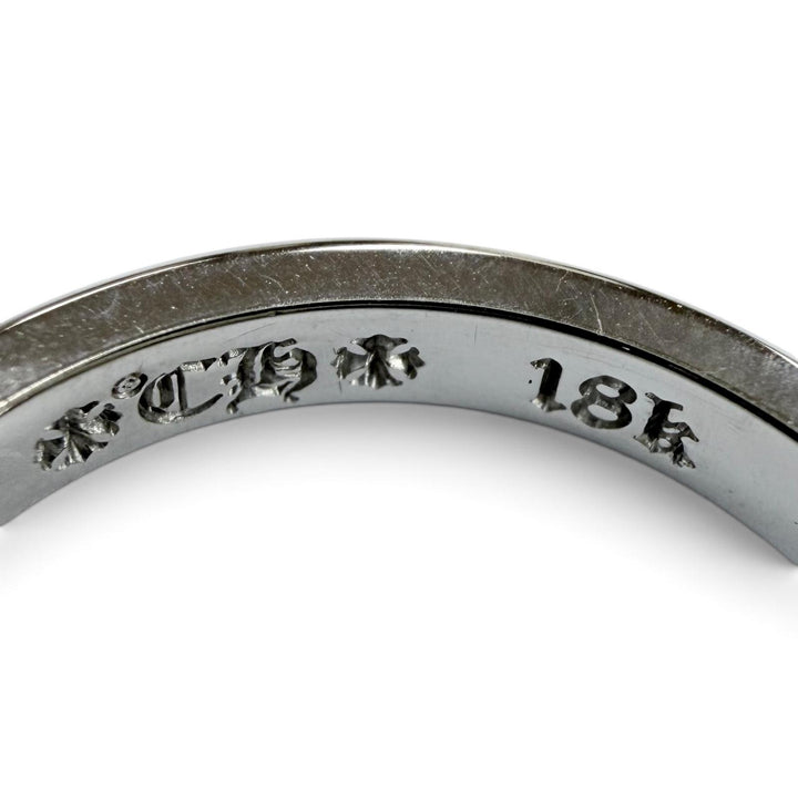 Excellent CHROME HEARTS Ring ring Wedding band White gold 18K mens