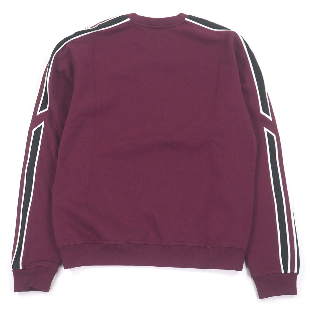 Pristine HERMES sweat Run H Side line Burgundy cotton mens S