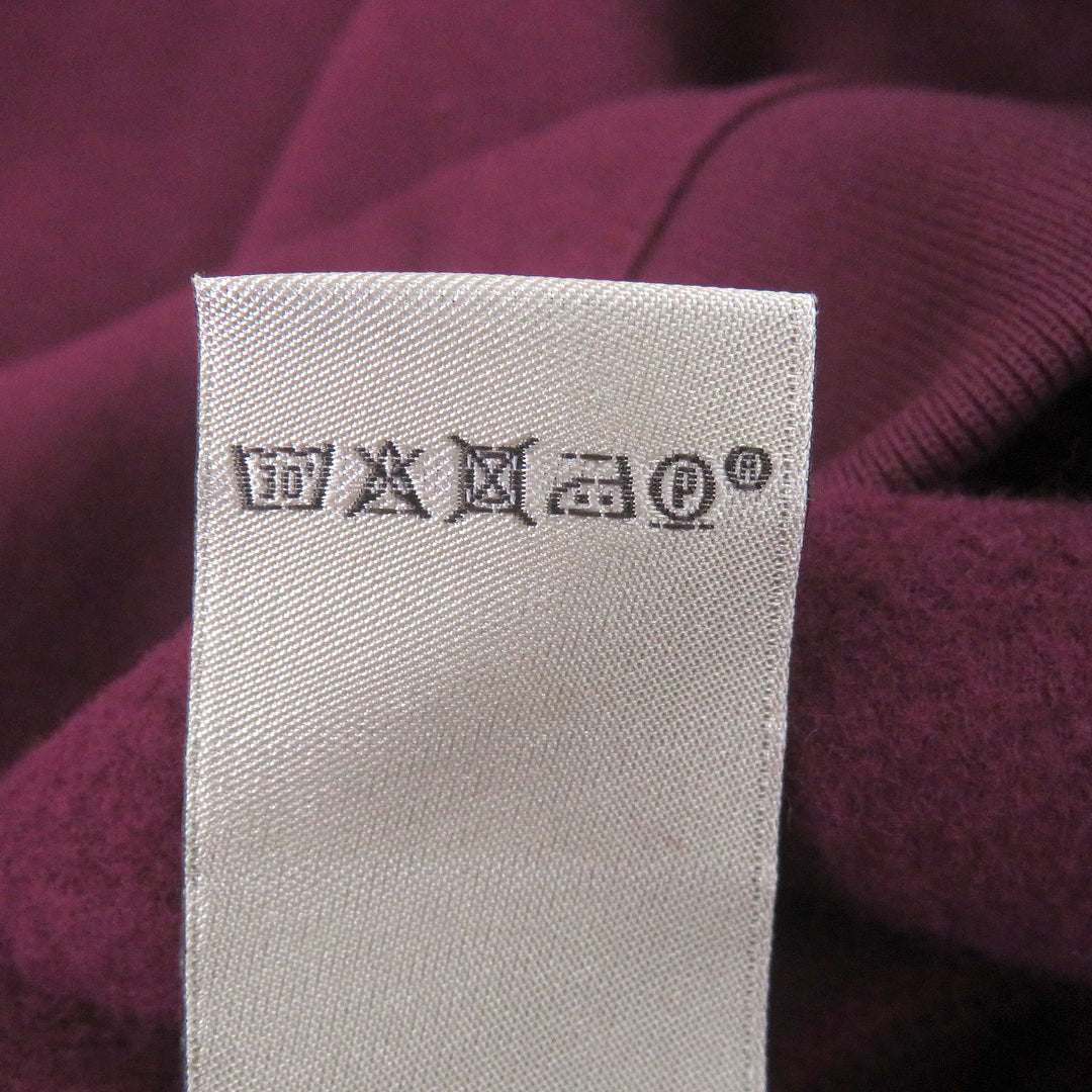 Pristine HERMES sweat Run H Side line Burgundy cotton mens S