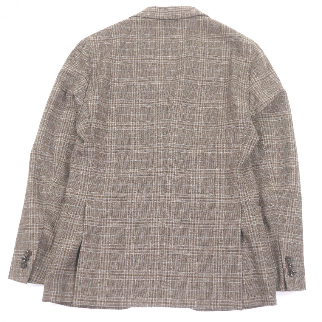 Excellent BOGLIOLI tailored jacket DOVER Check Pattern Single Jacket