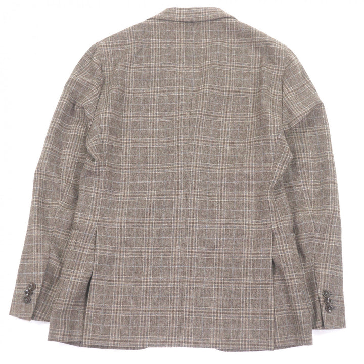 Excellent BOGLIOLI tailored jacket DOVER Check Pattern Single Jacket