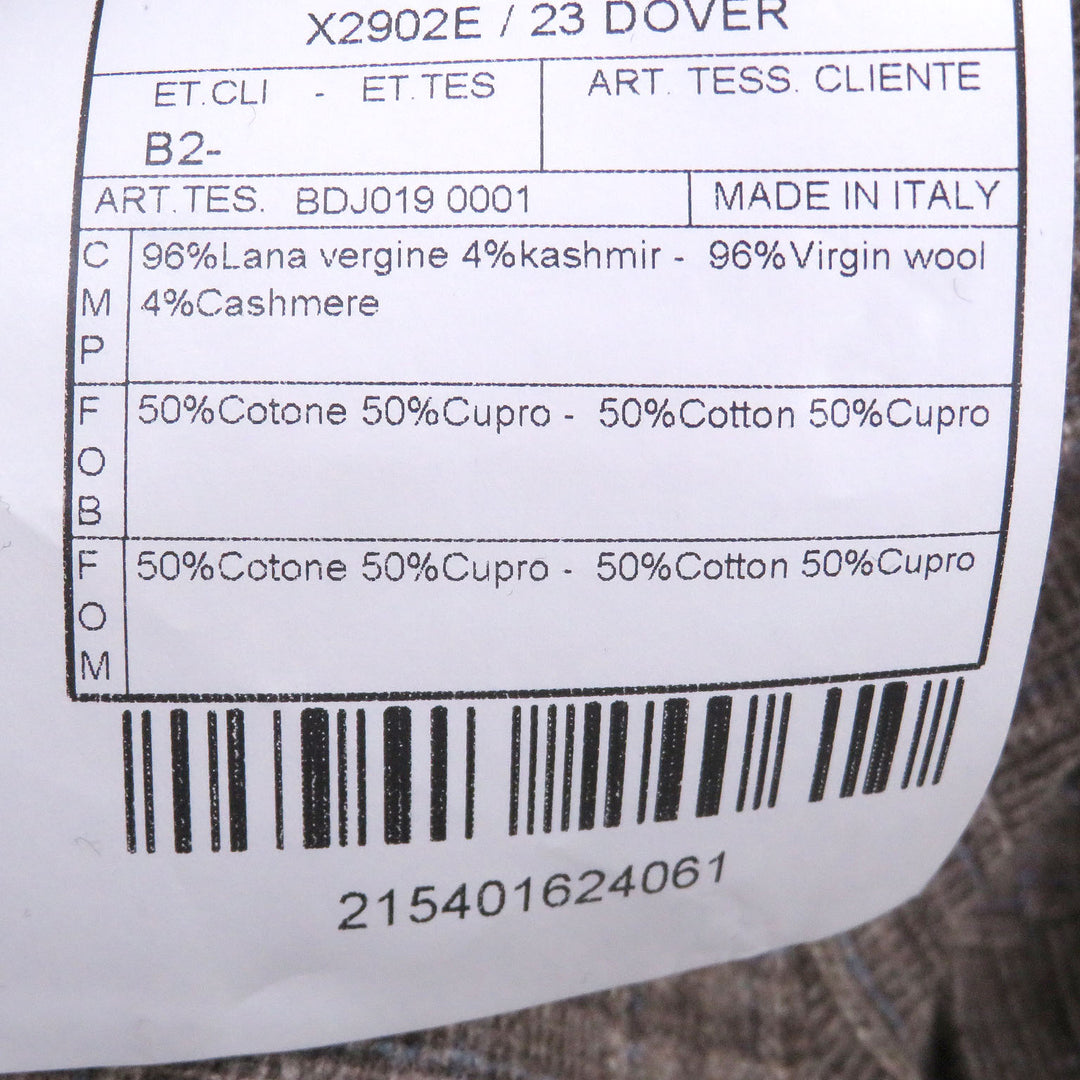 Excellent BOGLIOLI tailored jacket DOVER Check Pattern Single Jacket