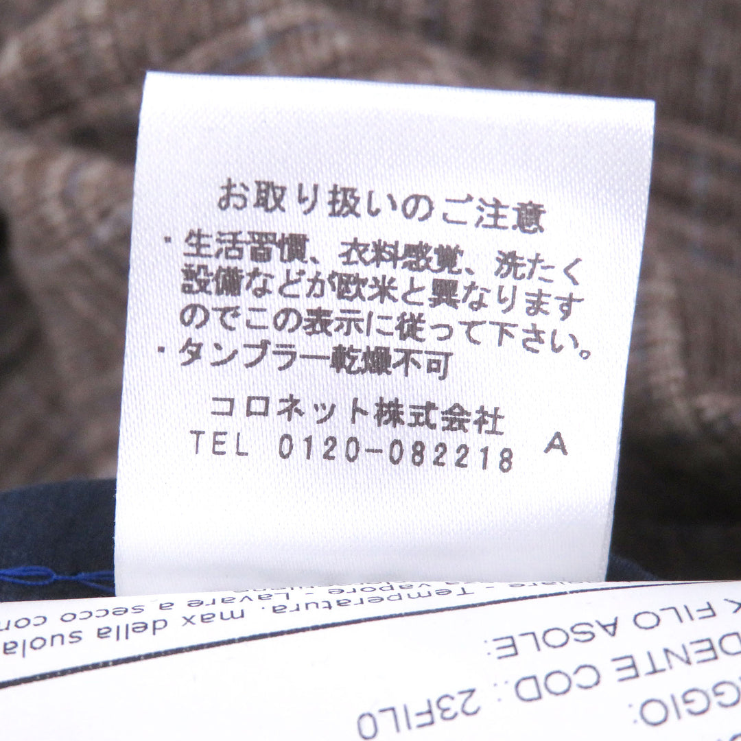 Excellent BOGLIOLI tailored jacket DOVER Check Pattern Single Jacket