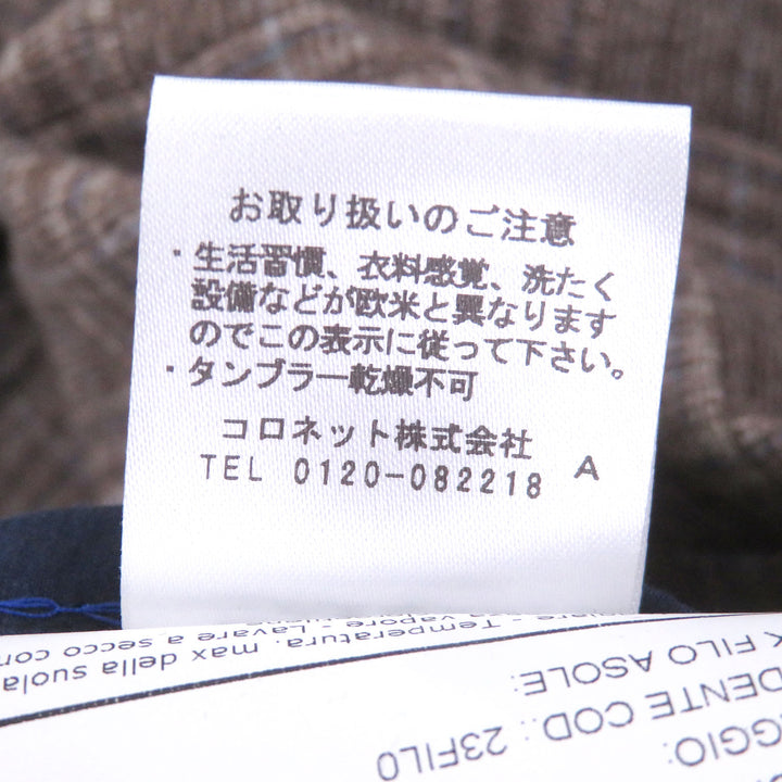 Excellent BOGLIOLI tailored jacket DOVER Check Pattern Single Jacket