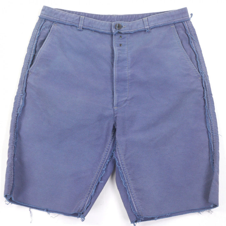 Excellent Maison Margiela 10 Shorts Washed 4 stitches Blue