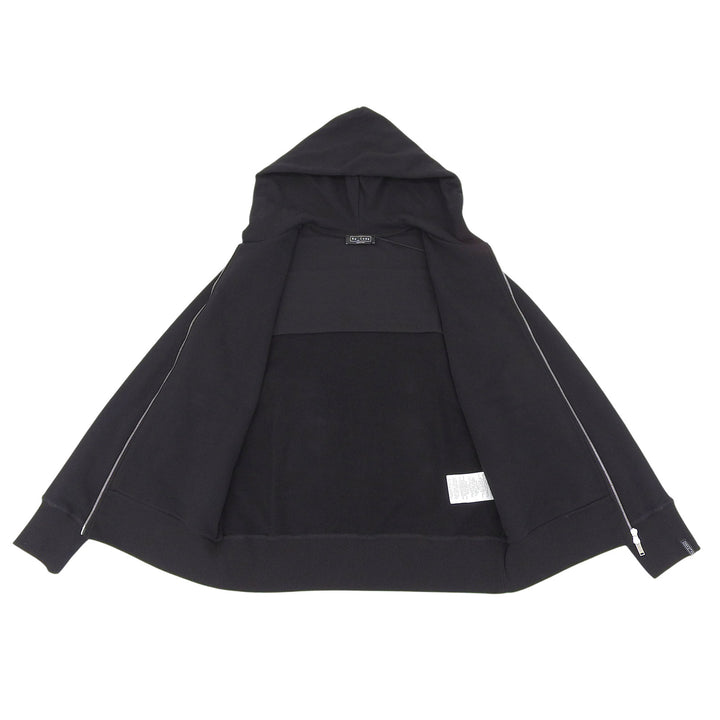 Excellent TOD’S hoodie NO CODE black cotton mens L X5MB544N600