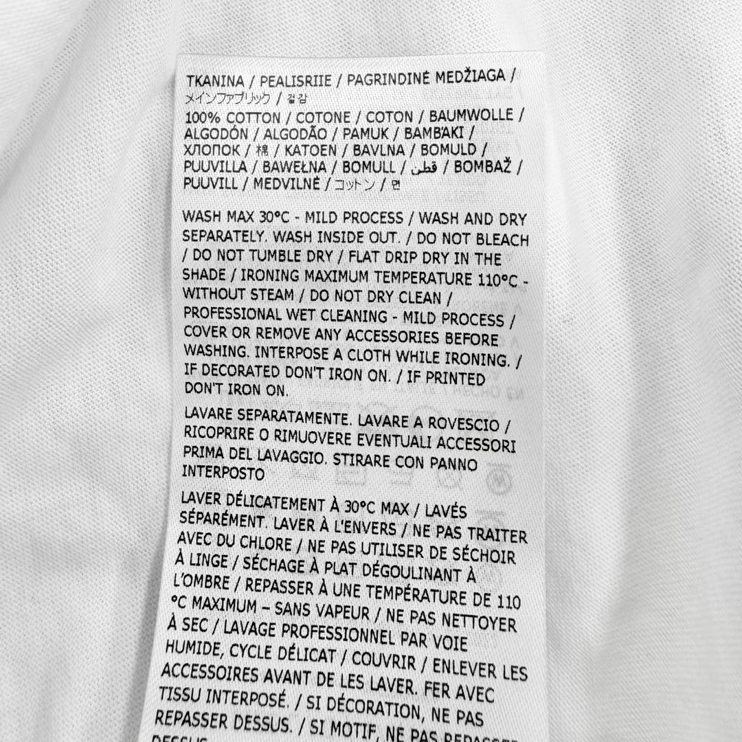 Pristine MM6 Maison Margiela T-shirt white cotton Women L S52GC0254