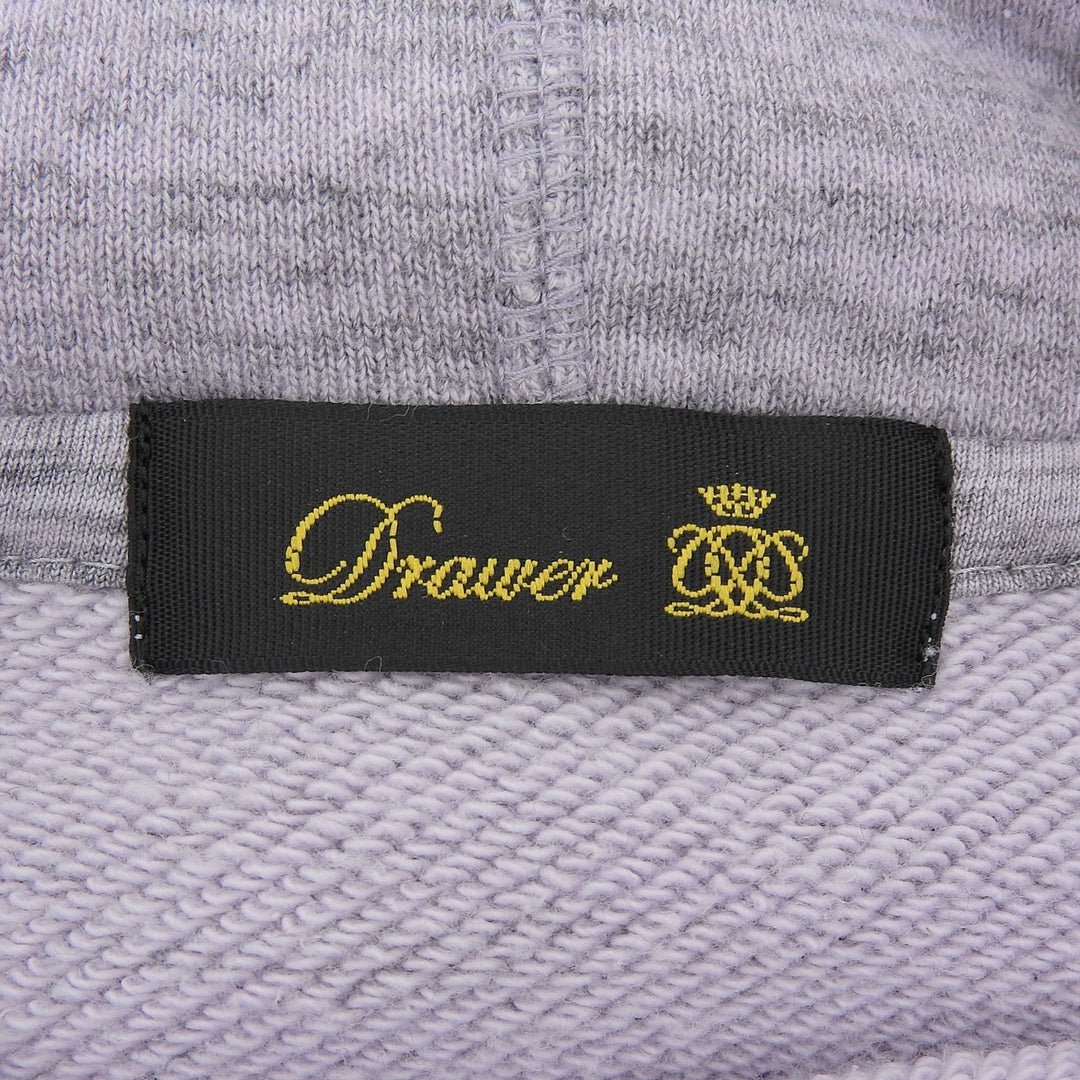 Excellent DRAWER hoodie gray cotton mens 2 6512-299-0260