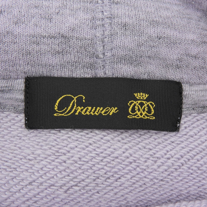 Excellent DRAWER hoodie gray cotton mens 2 6512-299-0260