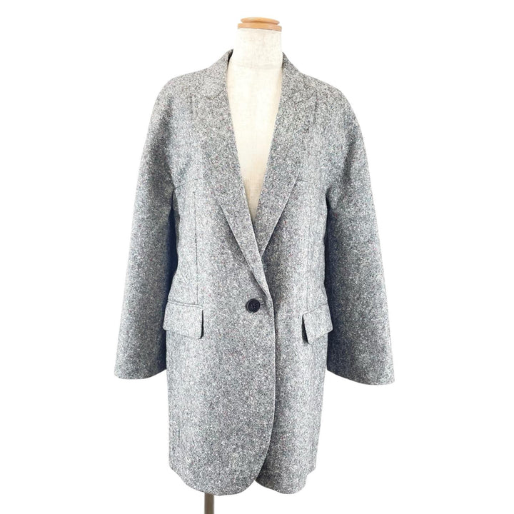 Excellent PETAR PETROV Chester coat 2021 Resort Collection Single Virgin wool 34