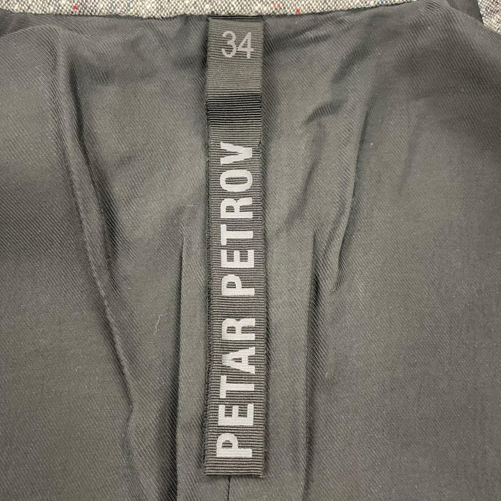Excellent PETAR PETROV Chester coat 2021 Resort Collection Single Virgin wool 34