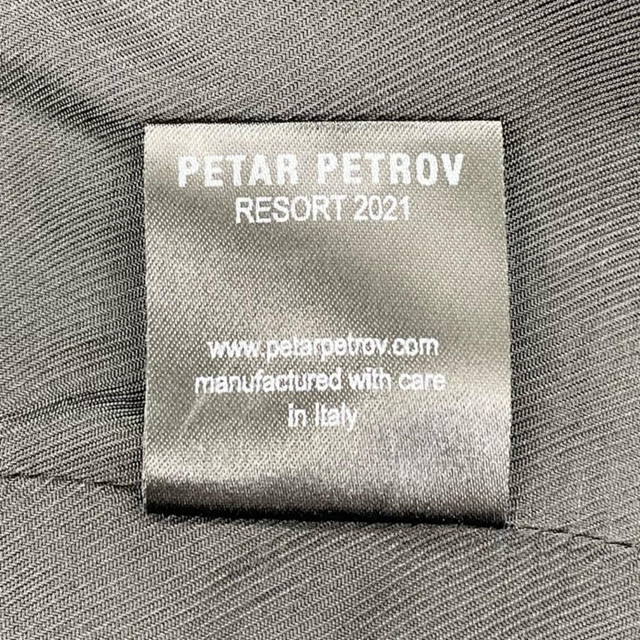 Excellent PETAR PETROV Chester coat 2021 Resort Collection Single Virgin wool 34