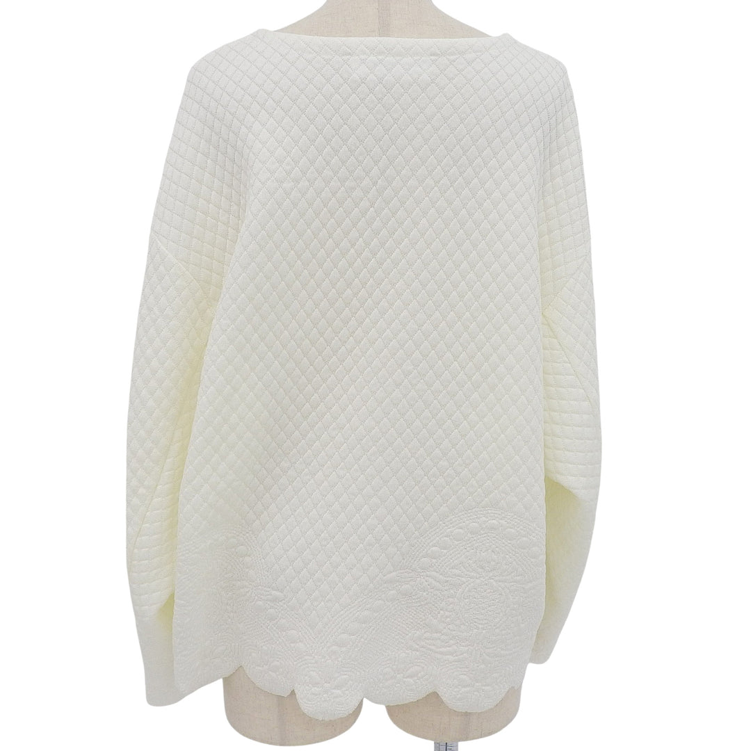 Excellent MAME KUROGOUCHI knit white Women 1 MM21Stainless Steel-KN029