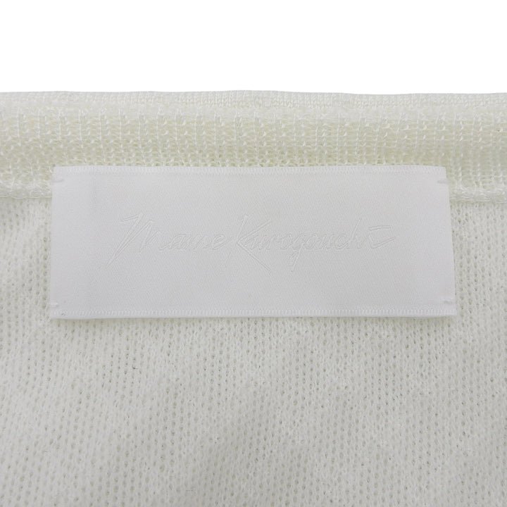 Excellent MAME KUROGOUCHI knit white Women 1 MM21Stainless Steel-KN029