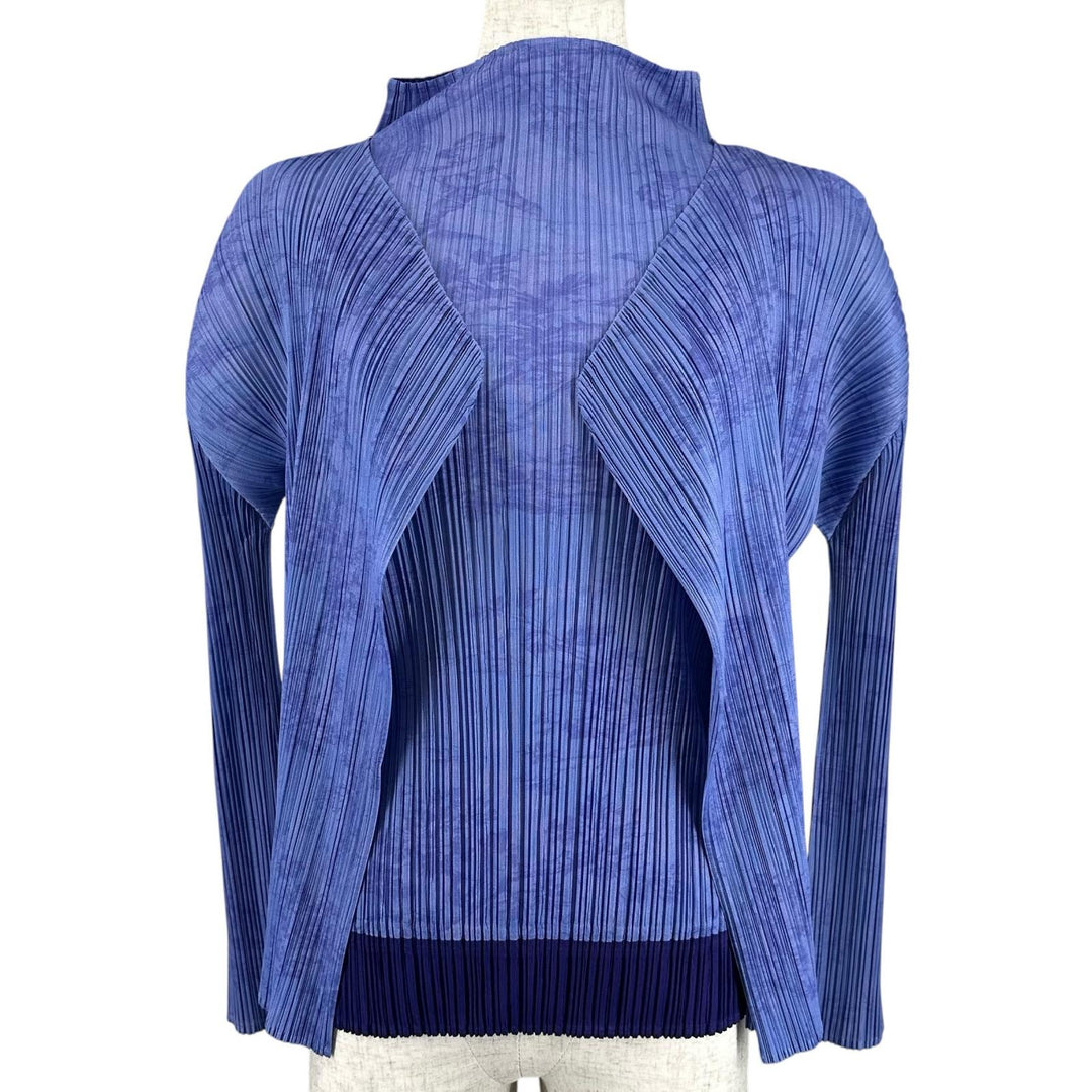 Excellent PLEATS PLEASE ensemble High neck purple polyester Women 3 PP53-JK891