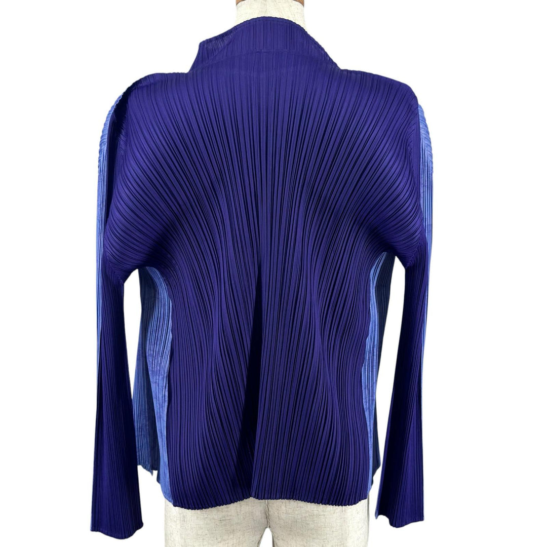 Excellent PLEATS PLEASE ensemble High neck purple polyester Women 3 PP53-JK891