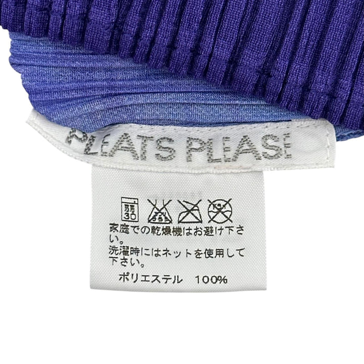 Excellent PLEATS PLEASE ensemble High neck purple polyester Women 3 PP53-JK891