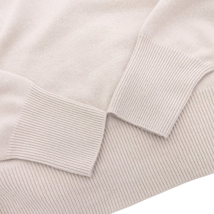 Excellent FOXEY knit pink beige cashmere Women 42 37775