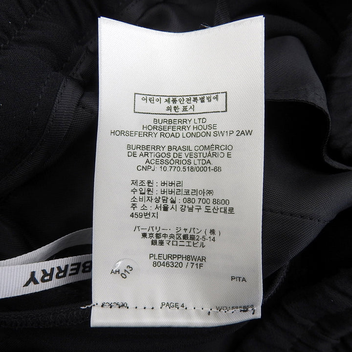 Pristine BURBERRY Pants black Viscose Women 36 8046320