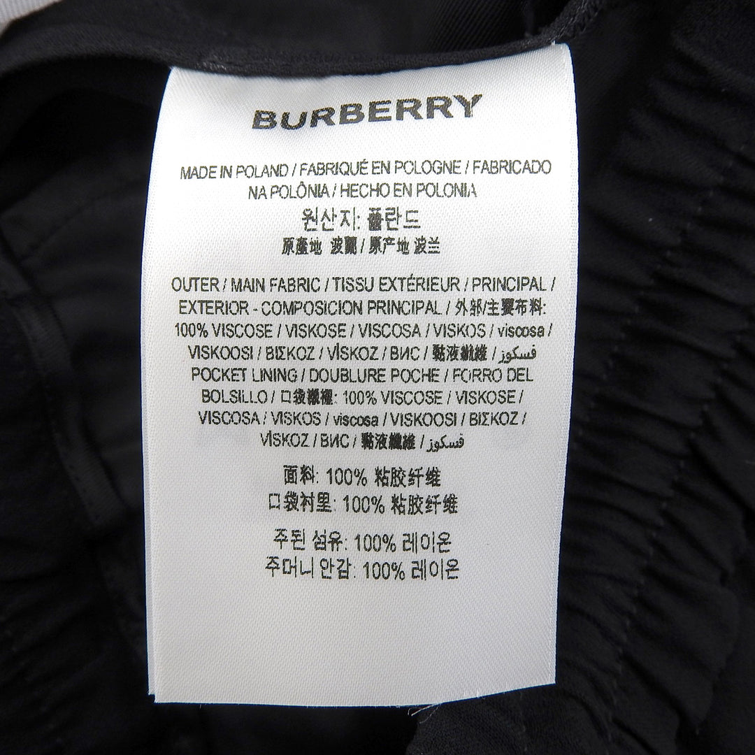Pristine BURBERRY Pants black Viscose Women 36 8046320